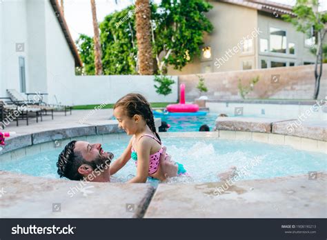 Father Daughter Playing Hot Tub Stock Photo 1908190213 Shutterstock
