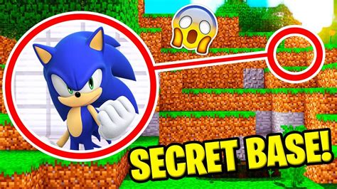 J Ai Trouv La Base Secrete De Sonic Sur Minecraft Youtube