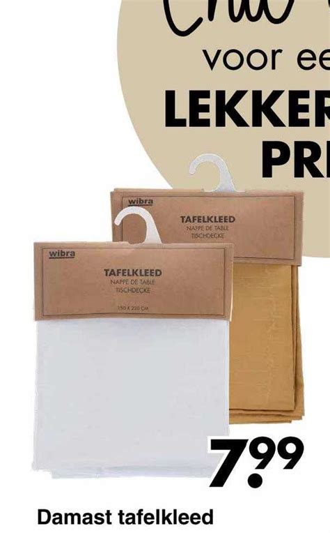 Damast Tafelkleed Aanbieding Bij Wibra 1Folders Nl