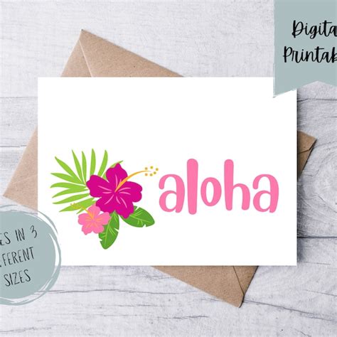 Hawaiian Greeting Cards - Etsy