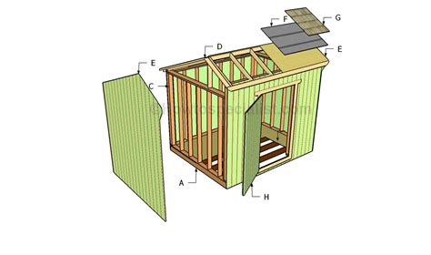 How To Build A Saltbox Shed Howtospecialist How To Build Step By