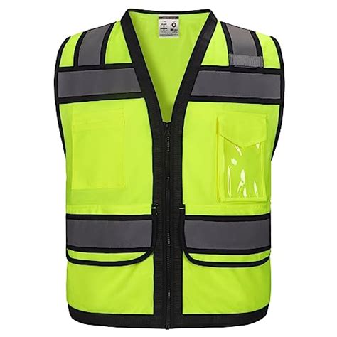 Sksafety Pockets Safety Vest Class Classic Models High Visibility