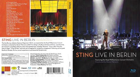 Jaquette Dvd De Sting Live In Berlin Blu Ray Cin Ma Passion