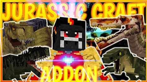 El Mejor Addon De Dinosaurios Para Minecraft Pe Jurassic Craft