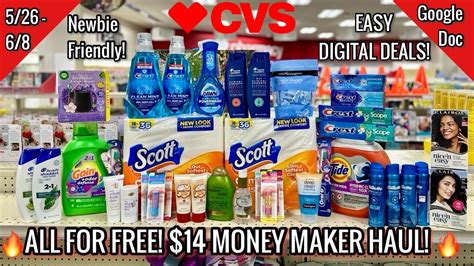 Cvs Free Cheap Digital Coupon Deals Haul L Money