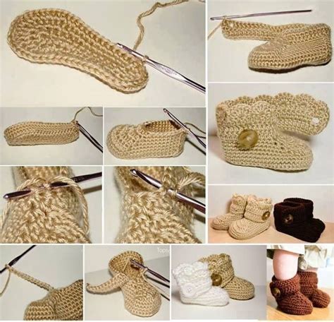 Venta Zapatitos En Crochet Para Bebe Paso A Paso En Espa Ol En Stock