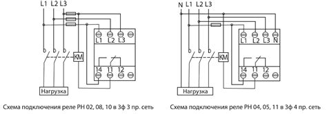 Реле контроля напряжения серии РН, РН 12 (трехфазное)