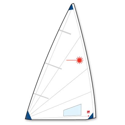 ILCA 6 Sail Folded Radial Hyde Garden Route Sailing