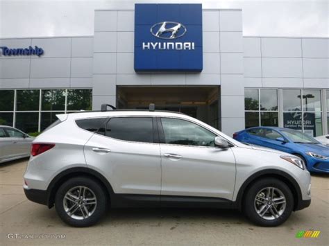 2018 Sparkling Silver Hyundai Santa Fe Sport Awd 121132559 Photo 2