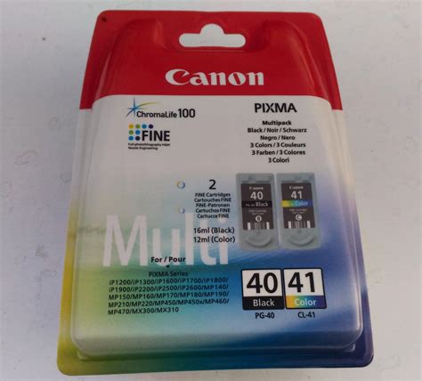 Обзор от покупателя на Набор картриджей Canon PG-40 + CL-41 MULTI PACK ...