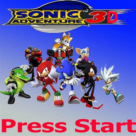 Sonic Adventure 3d Title Screen By Mryoshi1996 On Deviantart