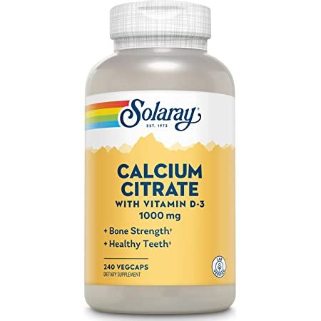 Amazon St Century Vitamins Calcium Citrate Plus D Maximum