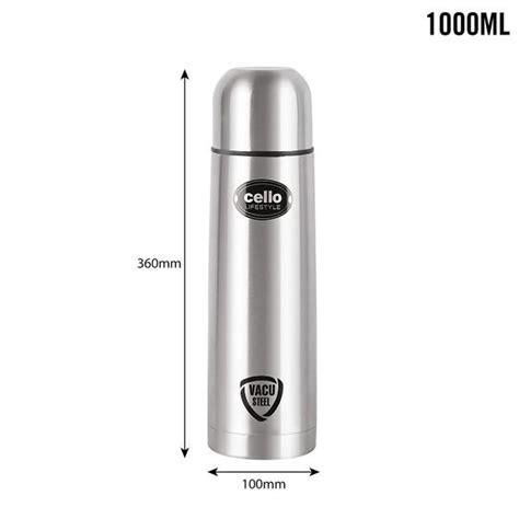 Cello Lifestyle Stainless Steel Bottle Hot And Cold 1000ml JioMart