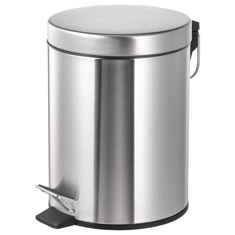 Ikea STRAPATS Step On Pedal Bin Pedal Bin Stainless Steel 5 L 1