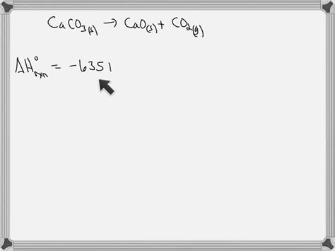 Solved Calcium Carbonate Decomposes At High Temperature To Form