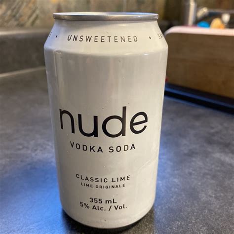 Nude Classic Lime Vodka Soda Reviews Abillion