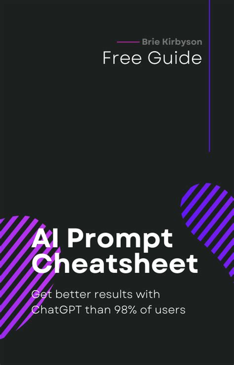 Ai Prompt Cheatsheet