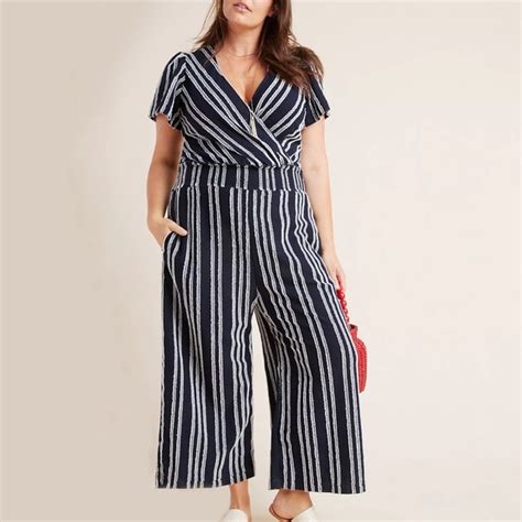 Anthropologie Pants And Jumpsuits Anthropologie Canovas Striped Jumpsuit Poshmark