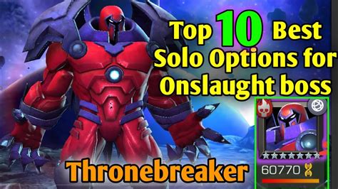 Top 10 Best Options For Onslaught Boss Thronebreaker Cavalier MCOC