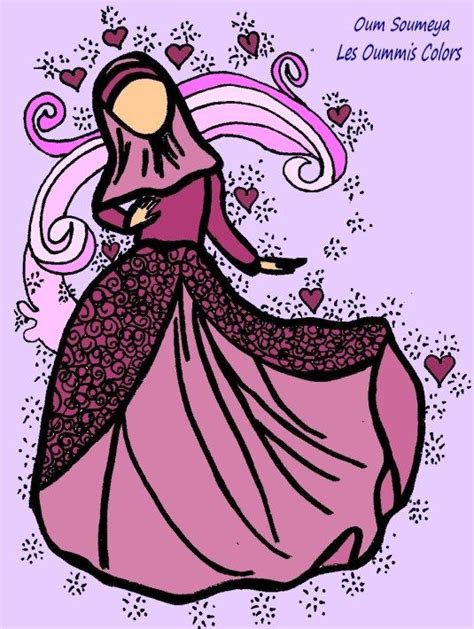 Muslim Princess Coloring Pages