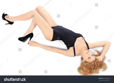 Shot Beautiful Woman Bikini Isolated Over Stock Photo Edit Now