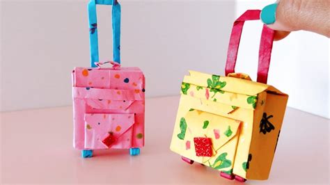 Diy Origami Box Paper Suitcase A Simple And Creative Project Easy