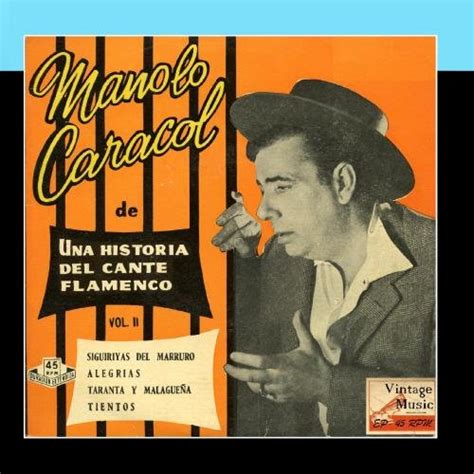 Manolo Caracol Vintage Flamenco Cante Nº38 EPs Collectors Amazon