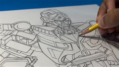 How To Draw Mirage From Transformers Rise Of The Beastsdrawing