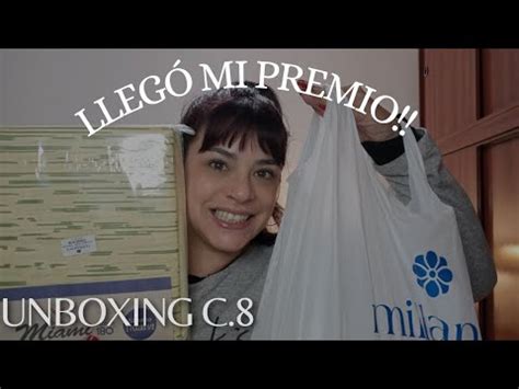 Pequeño unboxing millanel Campaña 8 Premios y charlita YouTube