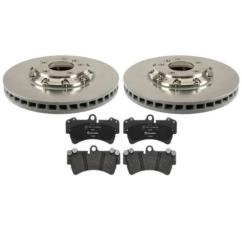 Shw Oem Front Brake Kit Mm Rotors Brembo Low Met Pad Set For Cayenne