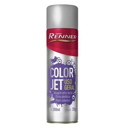 Tinta Spray Color Jet Ml Alum Nio Para Rodas Renner Rota