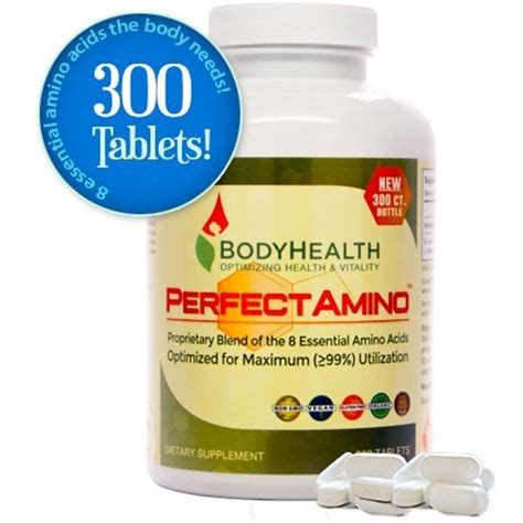 BodyHealth PerfectAmino All 8 Essential Amino Acids With BCAAs