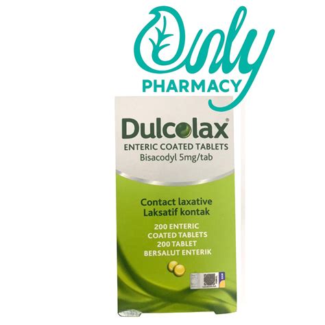 Dulcolax Bisacodyl 5mg Tablet 20s Constipation Sembelit Shopee