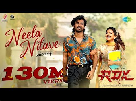 Neela Nilave Video Song Rdx Kapil Kapilan Sam Cs Shane Nigam