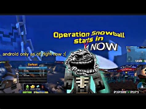 Playing Operation Snowball RIGHT NOW Pixel Gun 3D Gameplay YouTube