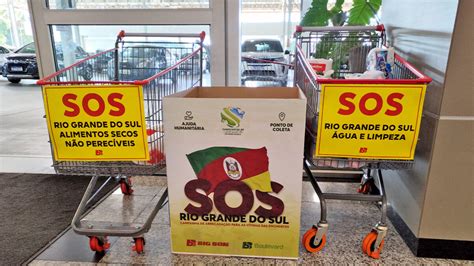 Fundo Social E O Big Bom Supermercados Arrecadam Doa Es Para V Timas