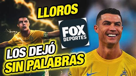 Cristiano Ronaldo GOLAZO Y NARRADORES De FOX SPORTS LLORAN Con TIRO