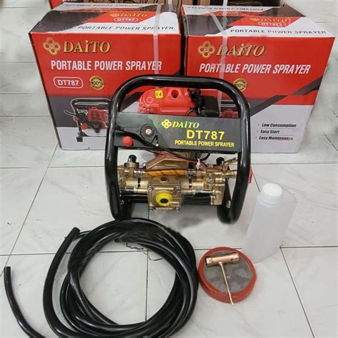 Jual Steam Portable Power Sprayer DAITO DT787 2tak Mesin Cuci Motor