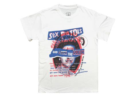 ビートボム Sex Pistolsセックスピストルズ God Save The Queen パンクロック バンドTシャツ ホワイト