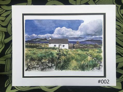 Irish Landscape Watercolors | Etsy