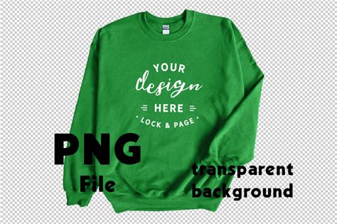 Png Irish Green Gildan 5000 Jumper Mockup Graphic By Lockandpage