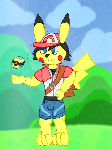 Pikachu Trainer By Duskypolysam On Deviantart