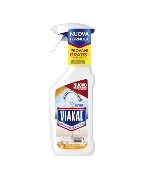 Viakal Acciaio Cucina Azione Aceto Spray Ml