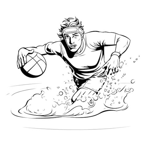 Premium Vector Illustration Of A Rugby Player Throwing The Ball Into