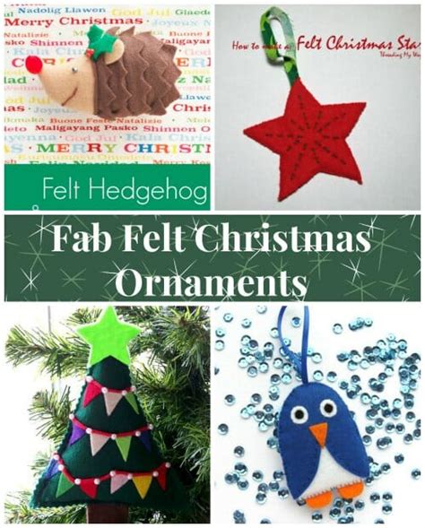 Fab Felt Christmas Tree Ornaments Part So Sew Easy