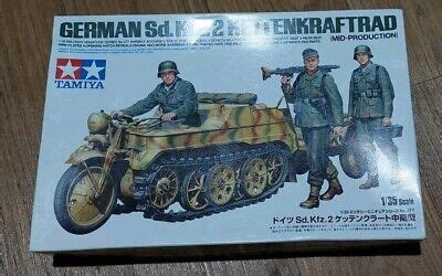 Tamiya Kettenkraftrad German Half Track 1 35 Scale Model Kit WW2 Sd Kfz