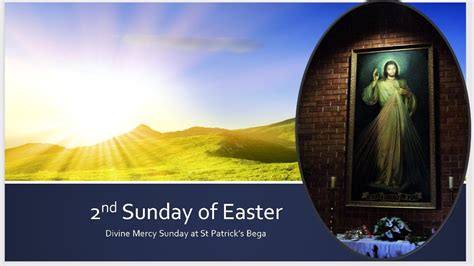 2nd Sunday Of Easter Divine Mercy Sunday Youtube