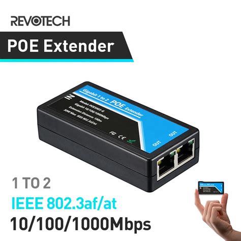 Revitech Extensor Poe De Puertos Gigabit Est Ndar Ieee Af At