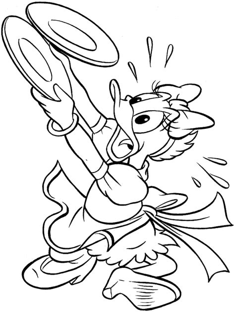 Coloring Page Daisy Duck Coloring Pages