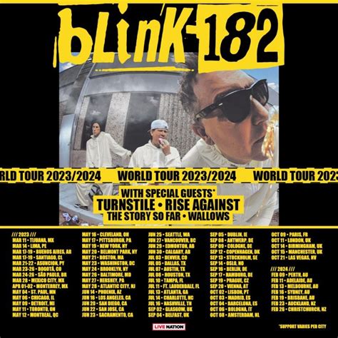 Blink Reunite With Tom Delonge Announce Stadium Tour Vab